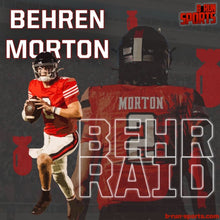 Load image into Gallery viewer, Behren Morton Autographed Texas Tech logo Football