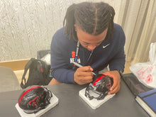 Load image into Gallery viewer, Tahj Brooks autographed items with career yardage inscription