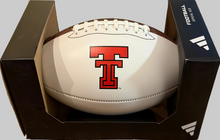 Load image into Gallery viewer, Texas Tech Adidas  White Panel Football - Official size
