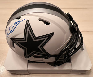 Michael “Playmaker” Irvin signed Dallas Cowboys mini helmet