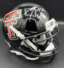 Load image into Gallery viewer, Micah Hudson Autographed Texas Tech logo Mini Helmets

