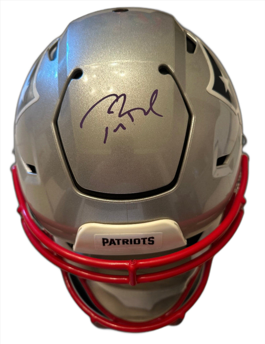 Tom Brady signed Patriots Authentic Speedflex Helmets