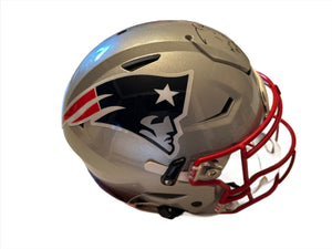 Tom Brady signed Patriots Authentic Speedflex Helmets