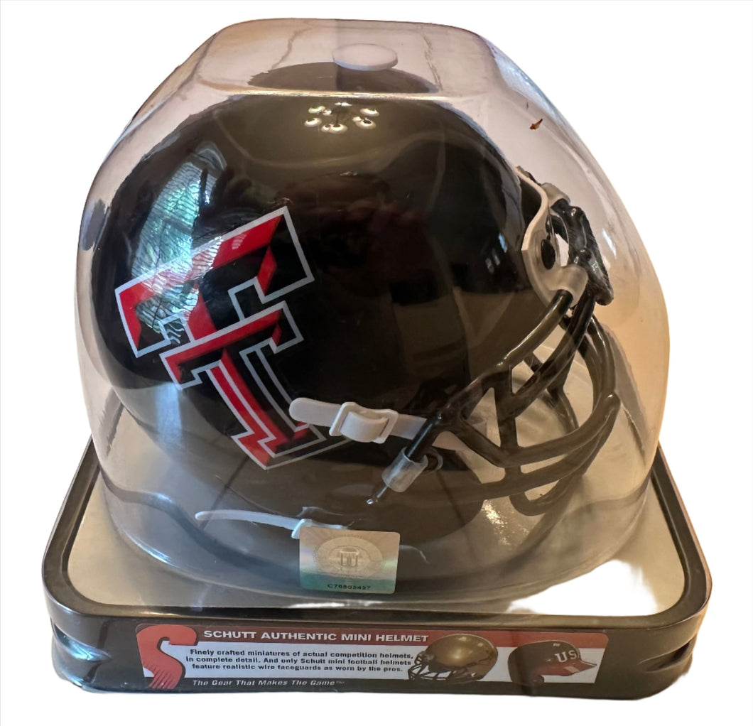 Schutt Texas Tech mini helmet