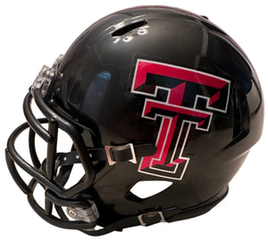 Texas Tech Riddell Mini Speed Football Helmet