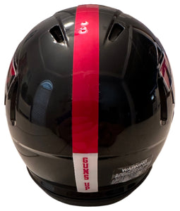 Texas Tech Riddell Mini Speed Football Helmet