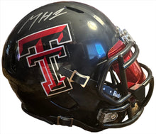 Load image into Gallery viewer, Micah Hudson Autographed Riddell Texas Tech Mini Helmet
