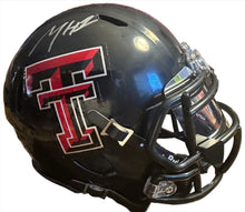 Load image into Gallery viewer, Micah Hudson Autographed Riddell Texas Tech Mini Helmet
