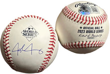 Load image into Gallery viewer, Josh Jung autographed 2023 WS Baseball
