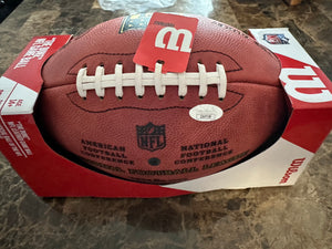 Tahj Brooks signed Wilson NFL “The Duke” Football