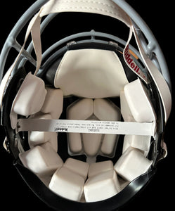 Tahj Brooks autographed full size helmet