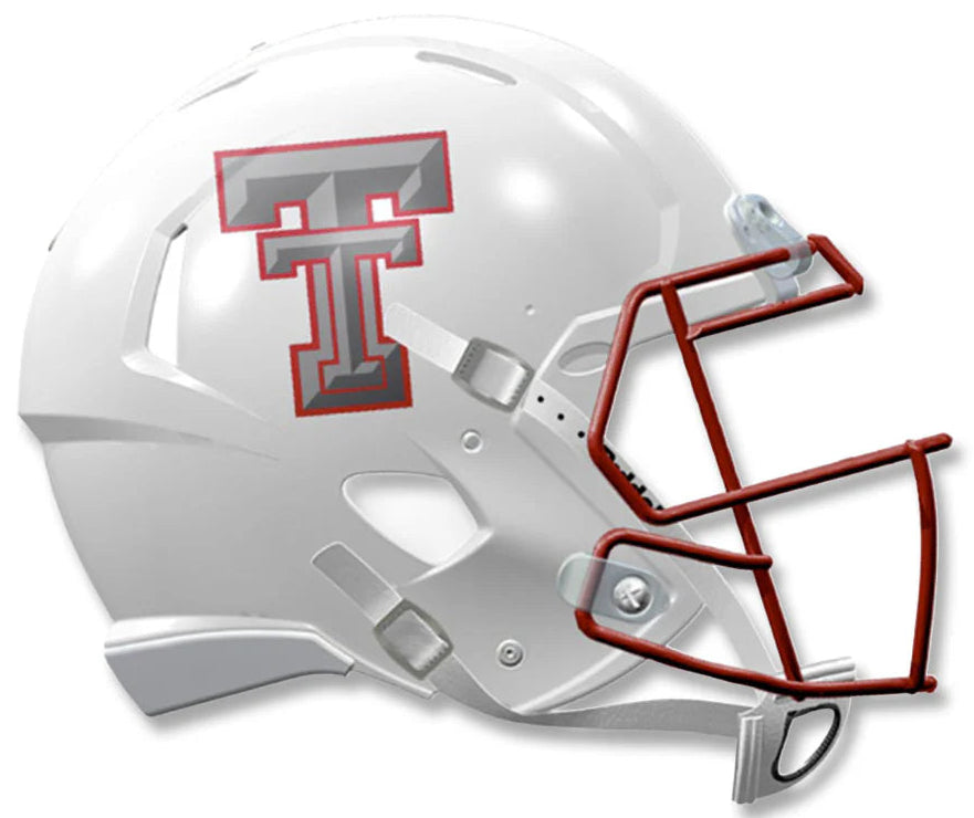 Texas Tech Riddell Helmet - Galvaniced - PREORDER