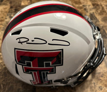Load image into Gallery viewer, Patrick Mahomes signed Texas Tech replica helmet
